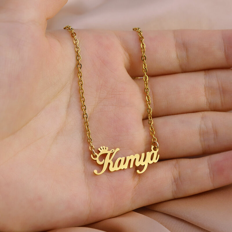 MYLONGINGCHARM  Personalized Name Necklace  Customized Your Name Jewelry  Best Friend Gift  for Her  BRIDESMAID GIFTS