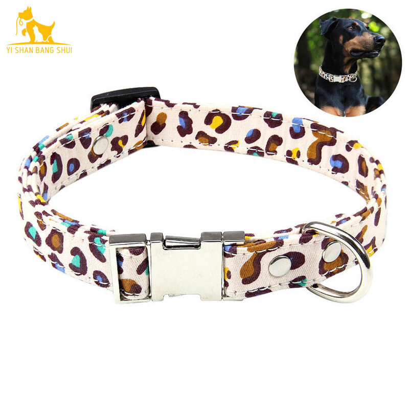 Yishanbangshui Verstelbare Halsband Quick Release Puppy Neck Strap Chihuahua Halsbanden Voor Kleine Middelgrote Hond Dierbenodigdheden S-XXL