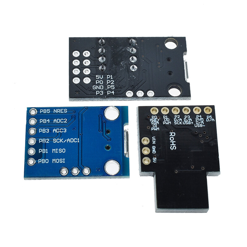 Officiële Blauw Zwart TINY85 Digispark Kickstarter Micro Development Board ATTINY85 Module Voor Arduino Iic I2C Usb