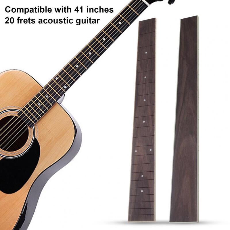 Diapasón de guitarra eléctrica, accesorio ergonómico de alta calidad, de madera maciza, conveniente