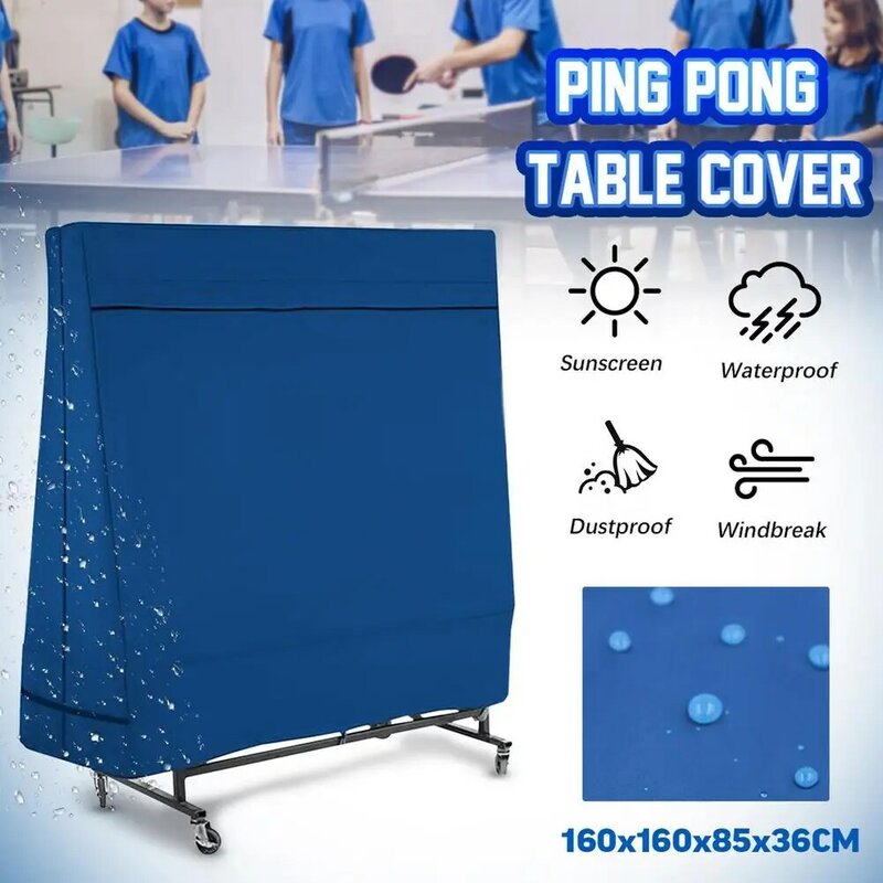 Cubierta de mesa de Ping Pong, resistente al desgarro, Oxford, resistente a la suciedad, para interior y exterior, accesorios deportivos, protección de mesa