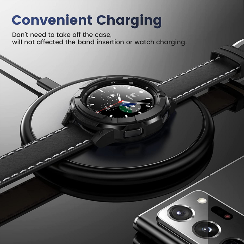 Case for samsung Galaxy watch 4 44mm 40mm TPU Plated all-around Screen protector cover bumper correa Galaxy 4 classic 46mm 42mm