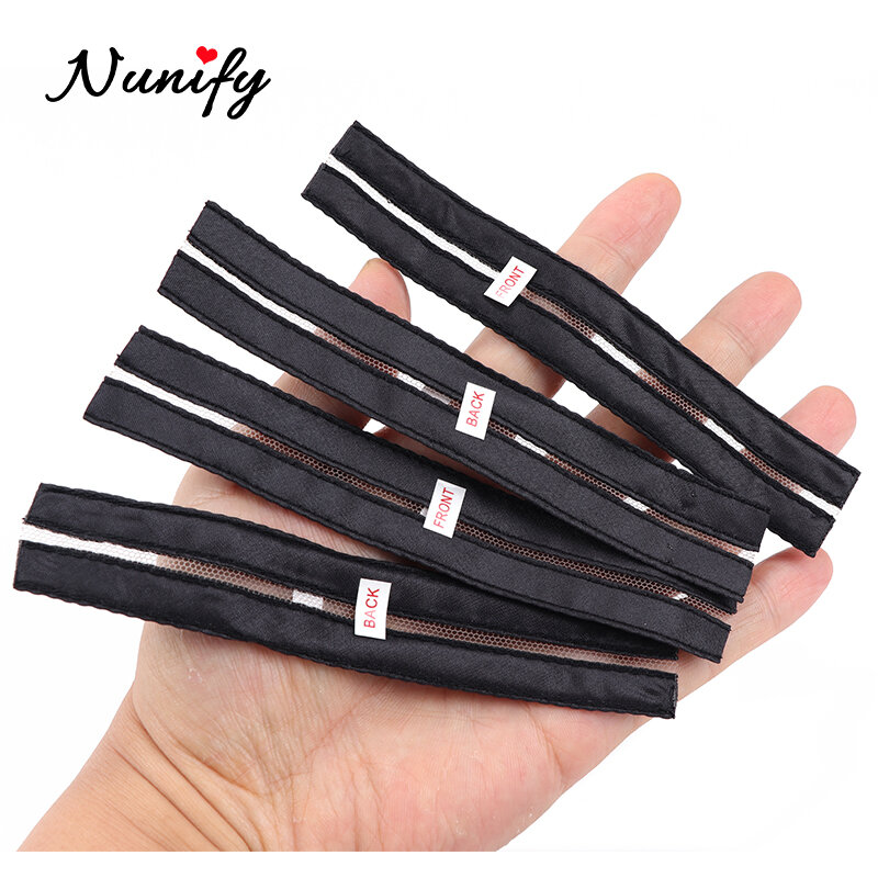 Nunify bandas elásticas más altas de nailon negro para hacer pelucas, gorras de peluca, Red para el cabello, Red de encaje, herramientas para hacer Tupes, nueva colección