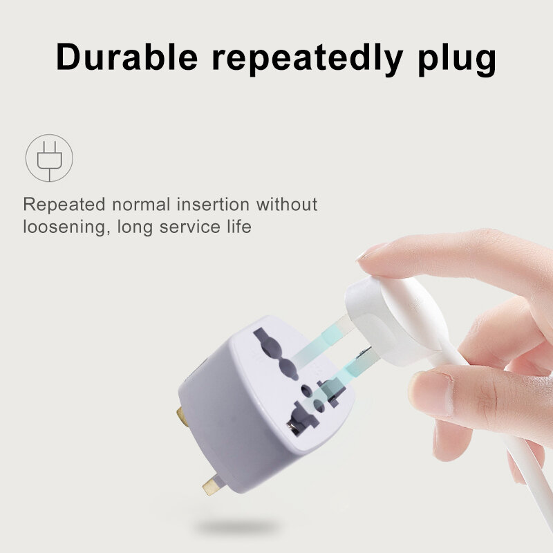 1PCS Universal US UK AU To EU Plug USA To Euro Europe Travel Wall AC Power Charger Outlet Adapter Converter 2 Round Pin Socket