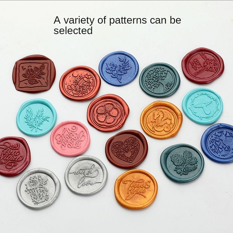 European-Style Lacquer Wax Seal Stamp Kit Art Handbook Supplies Creative Gifts Decorating Envelopes