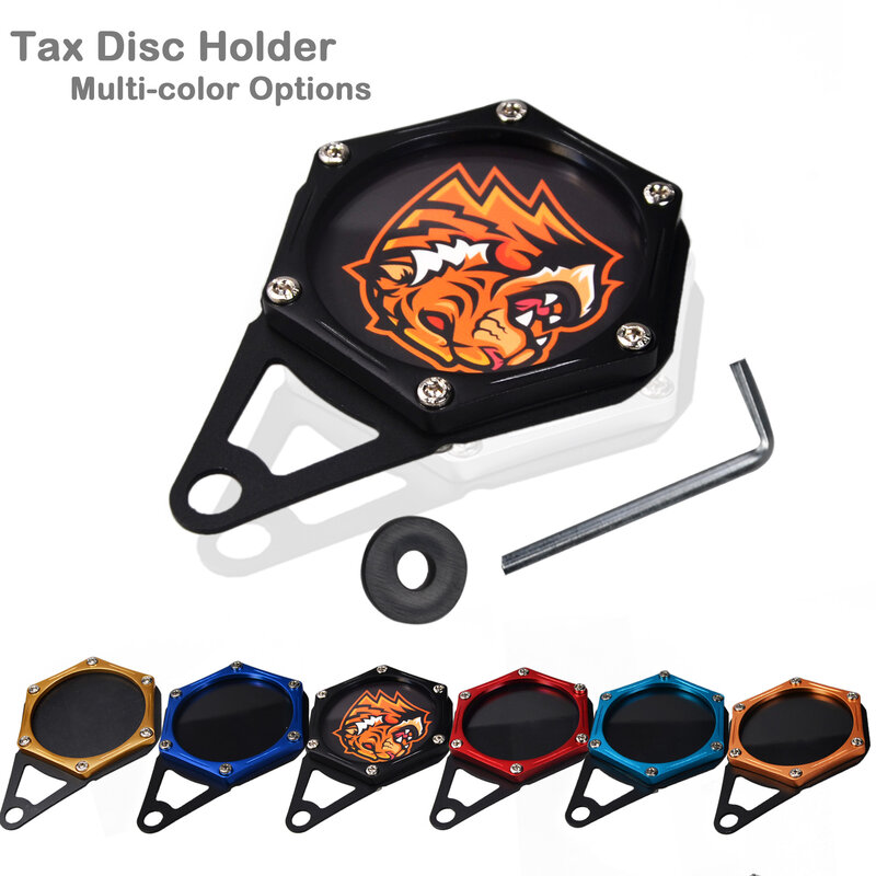 Scooters Quad Bikes Mopeds ATV Motorcycle Motorbike Universal Tax Disc Plate Holder New New Waterproof Multicolors