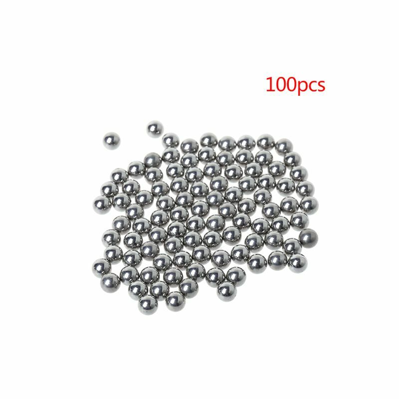 New 1 Bag/100pcs Slingshot Steel Bead 4mm Beads Professional Tactical Catapult Outdoor Hunting Shooting Powerful Accessories