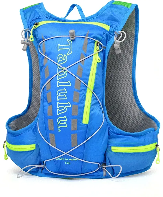 TANLUHU-mochila ultraligera transpirable para hombre y mujer, bolsa de agua para correr, ciclismo, maratón, campo a través, 15l, 450g