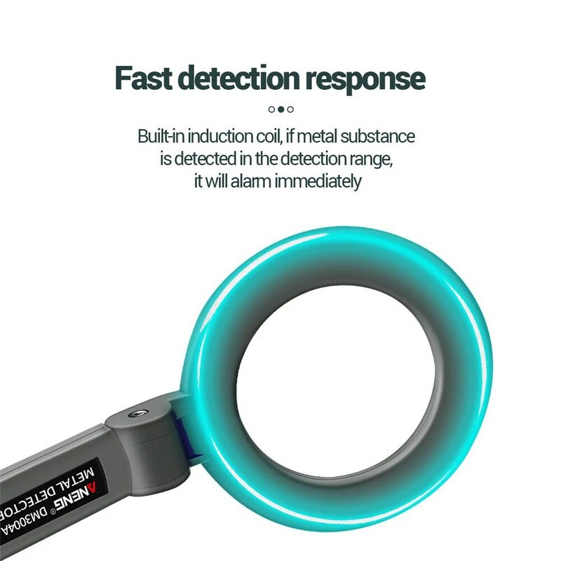 Metal Detector portatile portatile controllo di sicurezza industriale strumento Super Scanner Buzzer Finder strumento di ricerca umana ad alta sensibilità