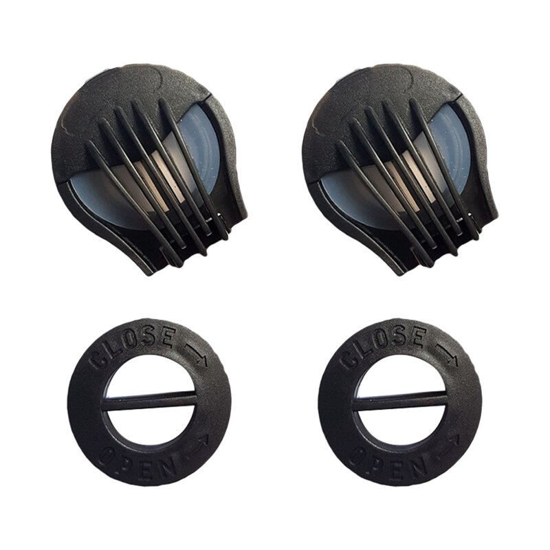 1 par de accesorios para válvulas de respiración de aire antipolvo de Repuesto de filtro de máscara de boca de ABS para exteriores