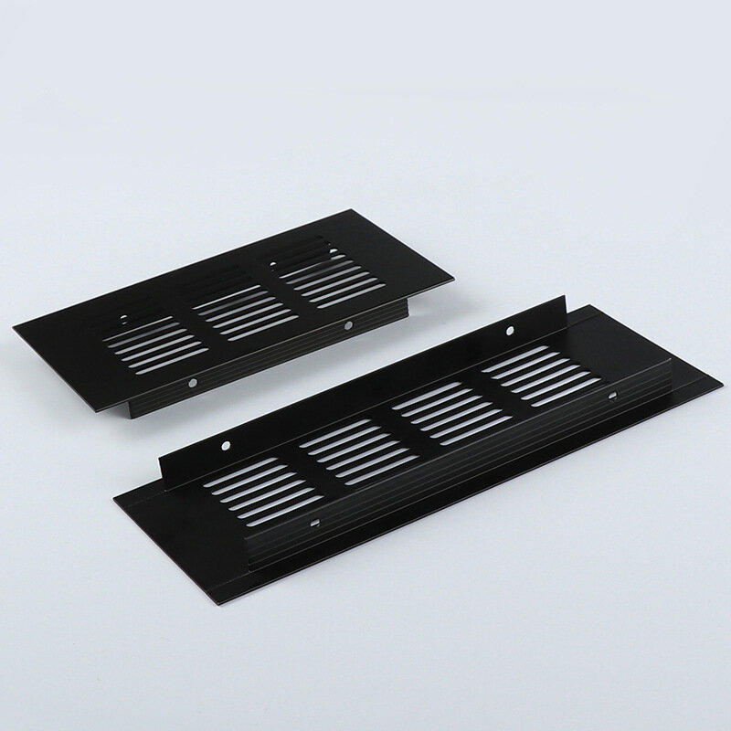 50/80mm Wide Vents Perforated Sheet Aluminum Alloy Air Vent Perforated Sheet Web Plate Ventilation Grille Vents Perforated Sheet