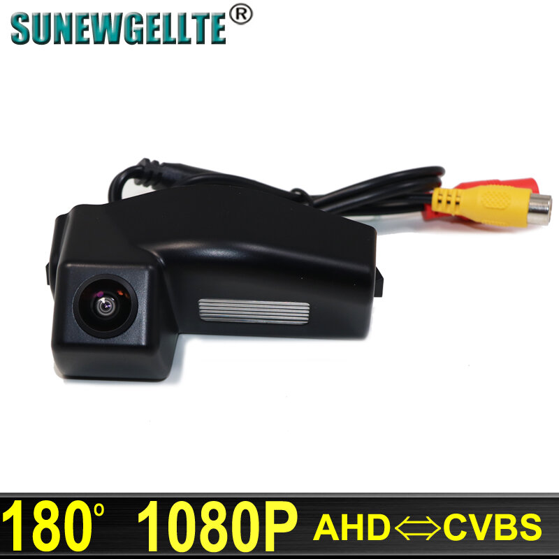 180° 1080P HD AHD Vehicle Car Rear View Reverse Backup parking Camera For Mazda 2 3 M2 M3 Demio DE Hatchback