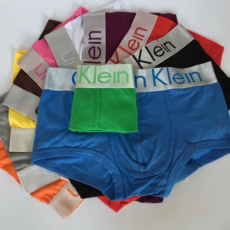 9 uds/lote Uds CK Calvin Klein Modal bragas de los hombres pantalones cortos ropa interior Boxer ropa interior confort ropa interior hombre respirable Boxer