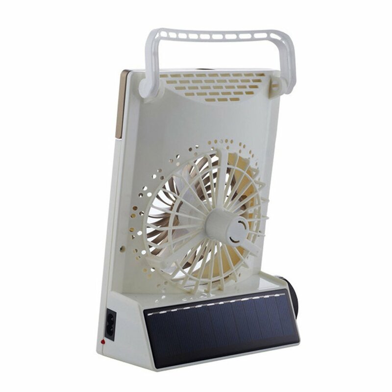 Многофункциональный открытый солнечный светильник с вентилятор вспышка светильник Портативный 30 светодиодов настольная лампа солнечная батарея Мощность вентилятор