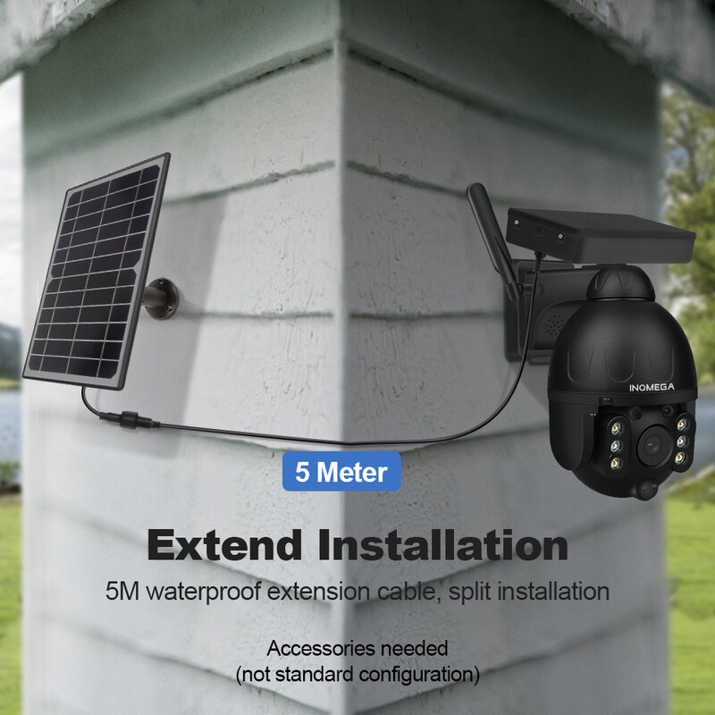 Neue 4g Solar kamera oder Wifi 1080p Solar panel Batterie Überwachungs kamera Outdoor Ptz CCTV Kamera Smart Security Monitor Cam
