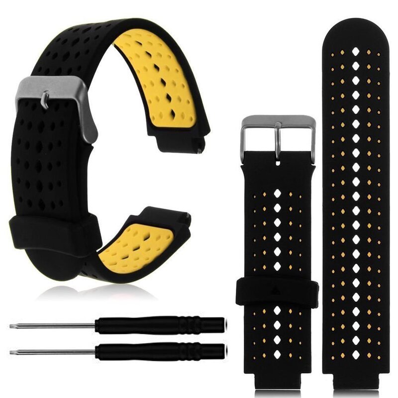 Cinturino in Silicone per cinturino Garmin Forerunner 235/220/230/620/630/735XT Smart Watch con strumento