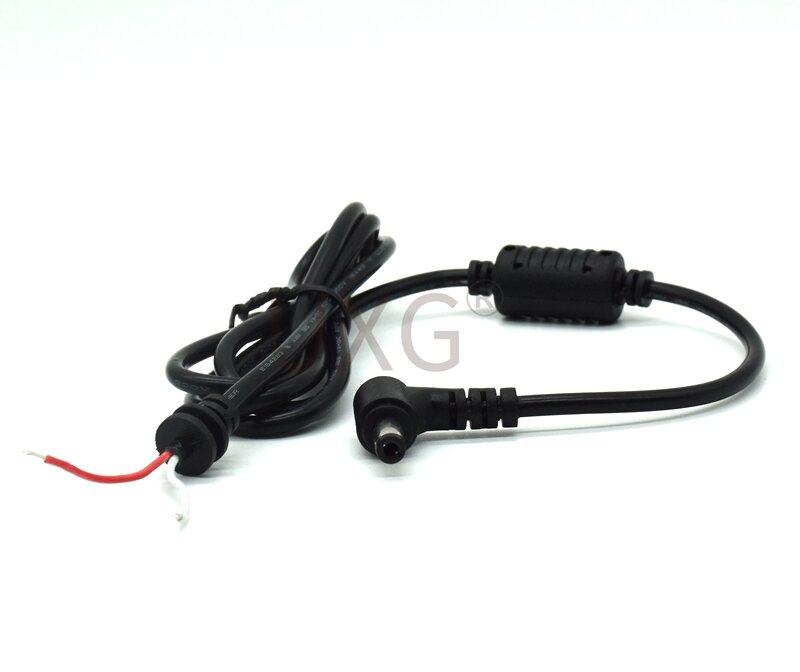 Conector de enchufe de Punta macho de alimentación de CC de 5,5x2,5mm con Cable/Cable para adaptador de portátil Toshiba Asus Lenovo, 5,5/2,5mm, 120CM, 4 pies