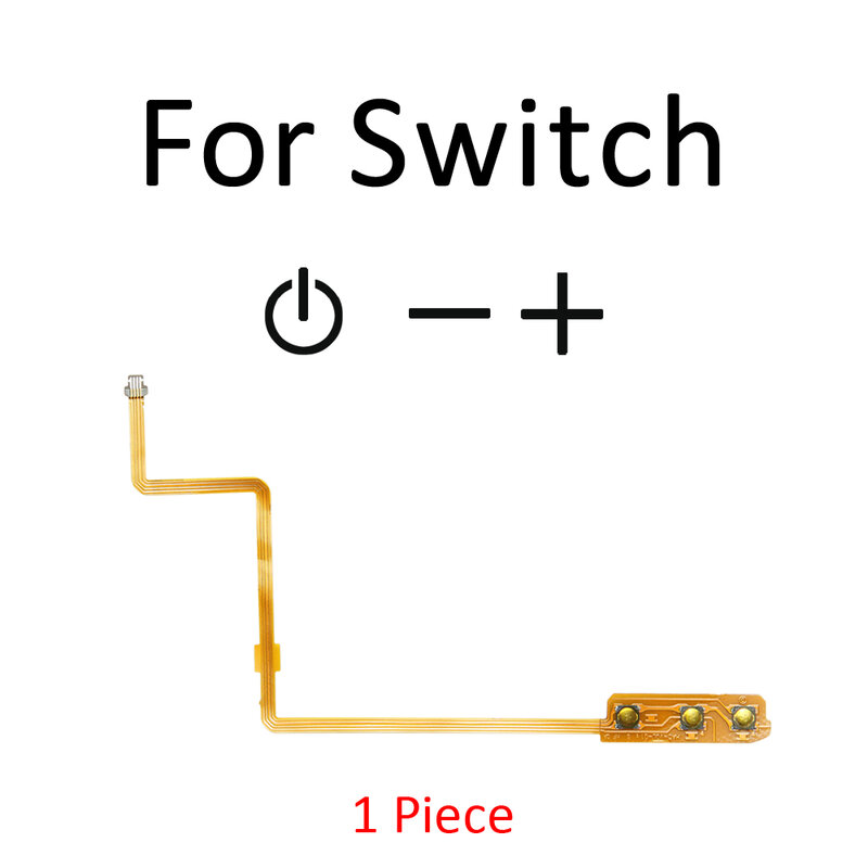 Em fora do controle de botão de volume mute power chave fita cabo flexível para nintendo switch lite ns reparação parte