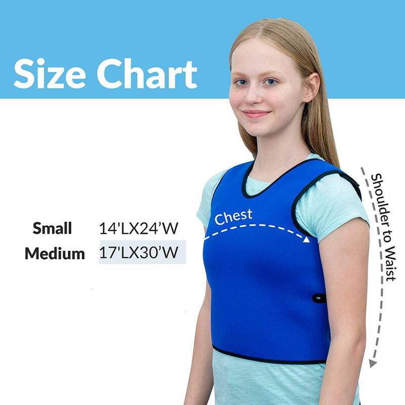 Sensory Deep Pressure Vest for Kids Comfort Compression Vest for Autism Hyperactivity Mood Processing Disorders Breathable