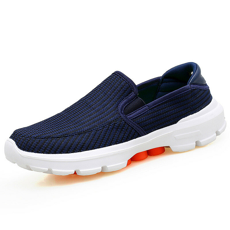 Couples Fashion Shoes Men Women Slip-on Foot Mesh Breathable Lazy Walking Shoes Lightweight Comfortable Casual Non-slip Sneakers