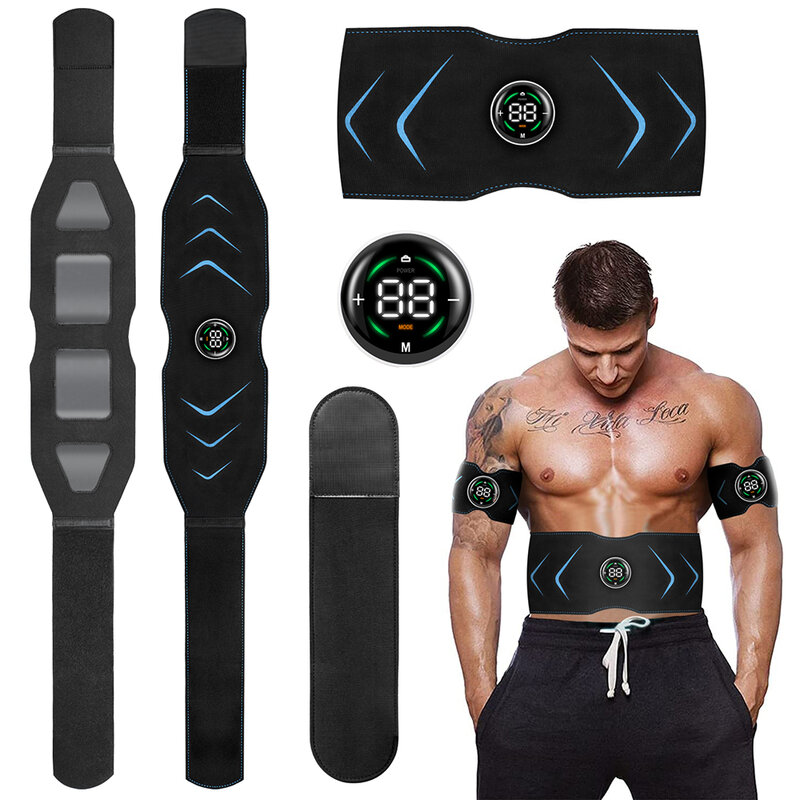EMS stimolatore muscolare addominale Trainer USB Connect Abs attrezzature per il Fitness Training Gear muscoli elettrostimolatore Toner Massage