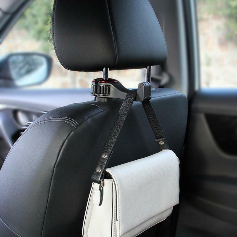 Car Headrest Hook Phone Holder Car Hanger for a4 b6 Seat Back Handbag Hanger Storage Hook Phone Bracket Auto Fastener Clip