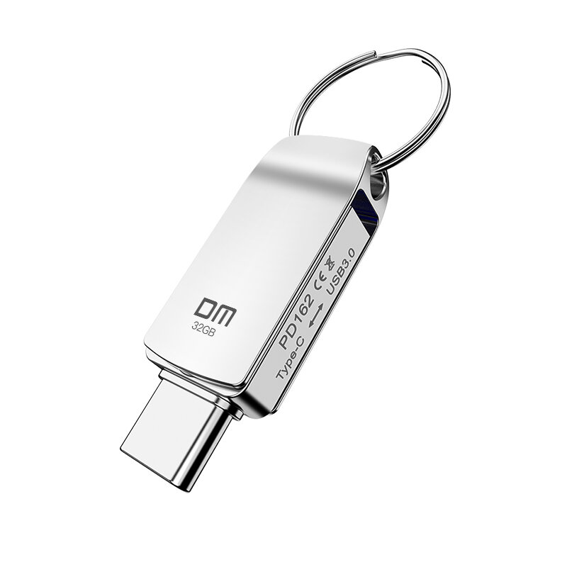 DM USB C Flash Drive 128GB ประเภท C USB แฟลชไดรฟ์ PD162 32GB OTG USB Stick ความเร็วสูง CLE USB 3.0 ไดรฟ์ปากกา