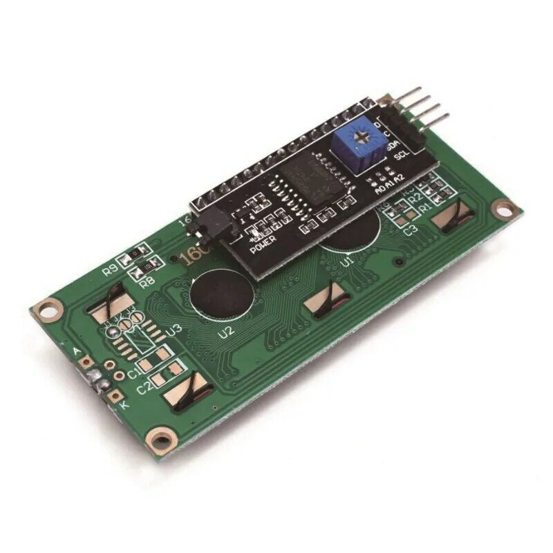 1 ชิ้น/ล็อต LCD โมดูลหน้าจอสีเขียว IIC/I2C 1602 สำหรับ Arduino 1602 LCD For UNO R3 MEGA2560 LCD1602