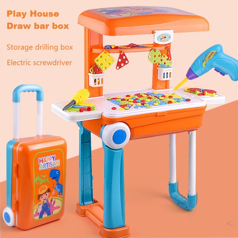 Детские развивающие Игрушки для раннего развития, игра для дома, имитация инструментов для обслуживания, Детские упражнения для ручного обучения, коробка для рисования