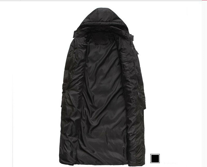 MRMT-traje largo de algodón para hombre, chaquetas gruesas y cálidas con capucha, abrigo informal, ropa exterior, invierno, 2024