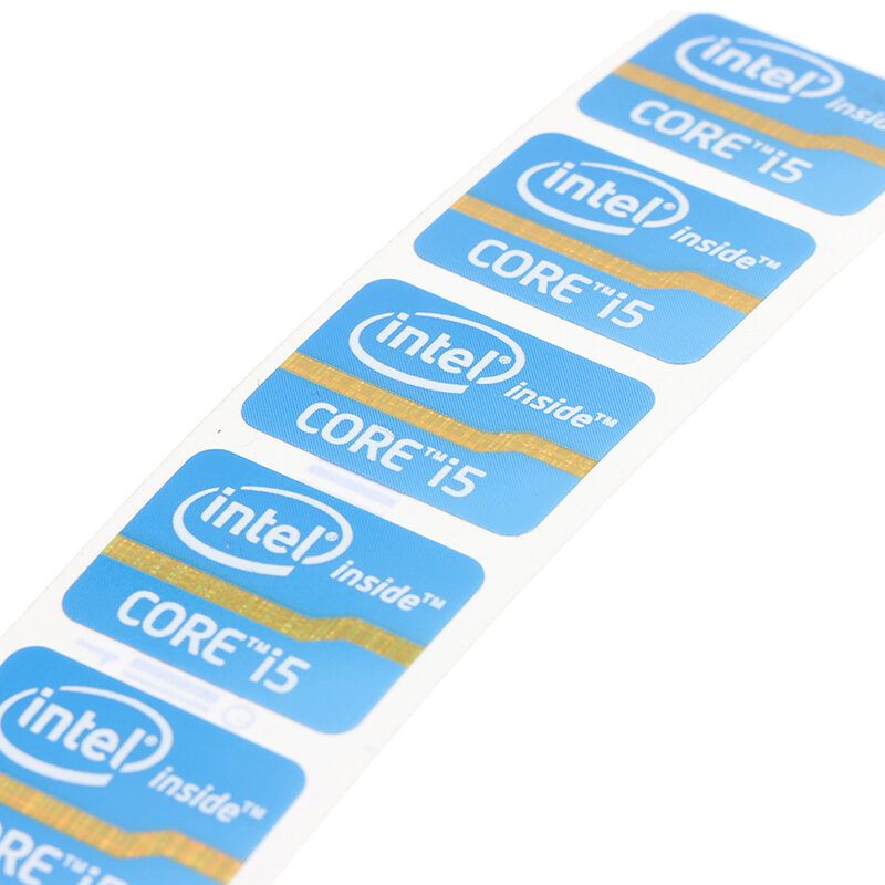 1/5pcs Ultrabook performance label sticker laptop logo intel core core a quattro generazioni i3 i5 i7