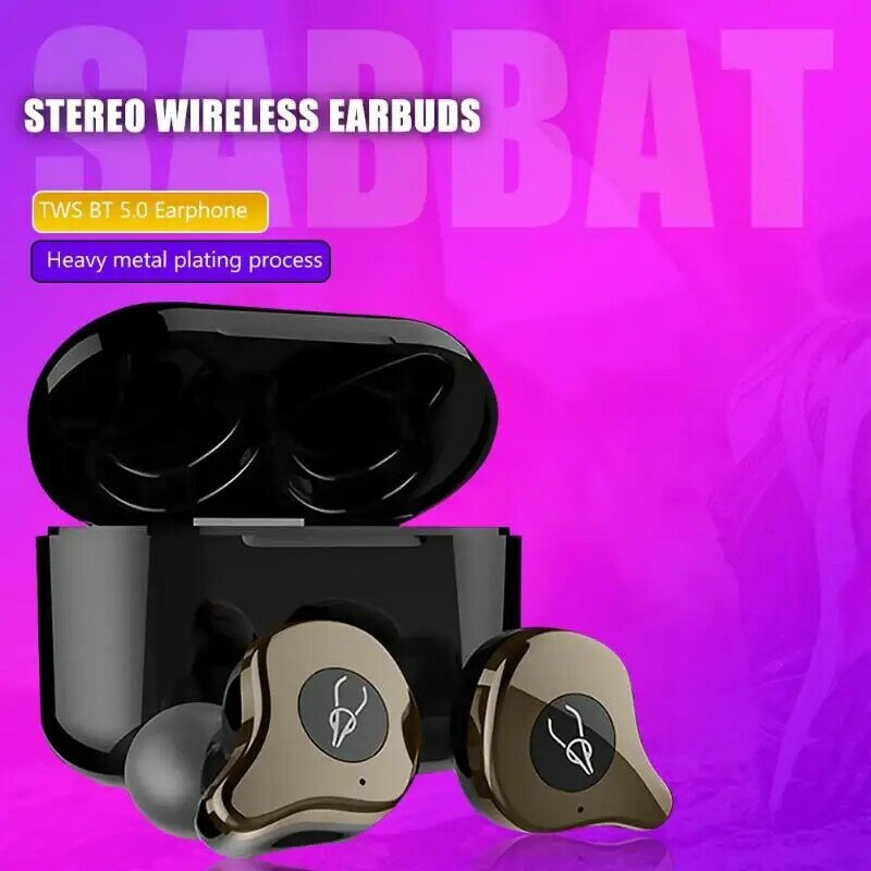 Sabbat E12 Ultra QCC3020 TWS Bluetooth 5,0 Kopfhörer Stereo Drahtlose Ohrhörer in-ear Noise Reduktion Headset Drahtlose Lade