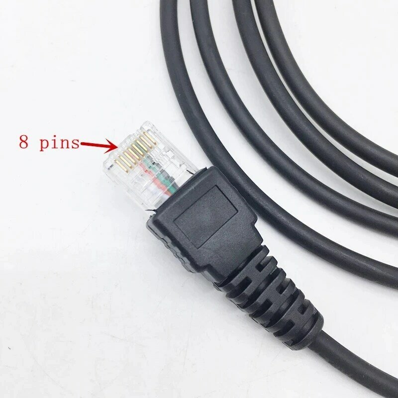 Cable de programación conector com 2 en 1 para radio de coche motorola gp328plus,gp338plus,gp344,ex500,ec560,gm338 gm3188 gm339 gm340 etc.