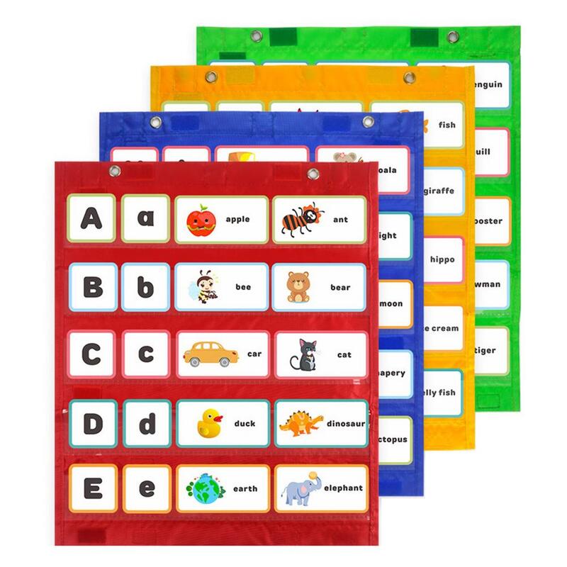 104 Kartu Magnetik 20 Grid Sumber Daya Pembelajaran Standar Saku Grafik Pendidikan Kalender Bulanan untuk Rumah Penjadwalan Kelas Panas