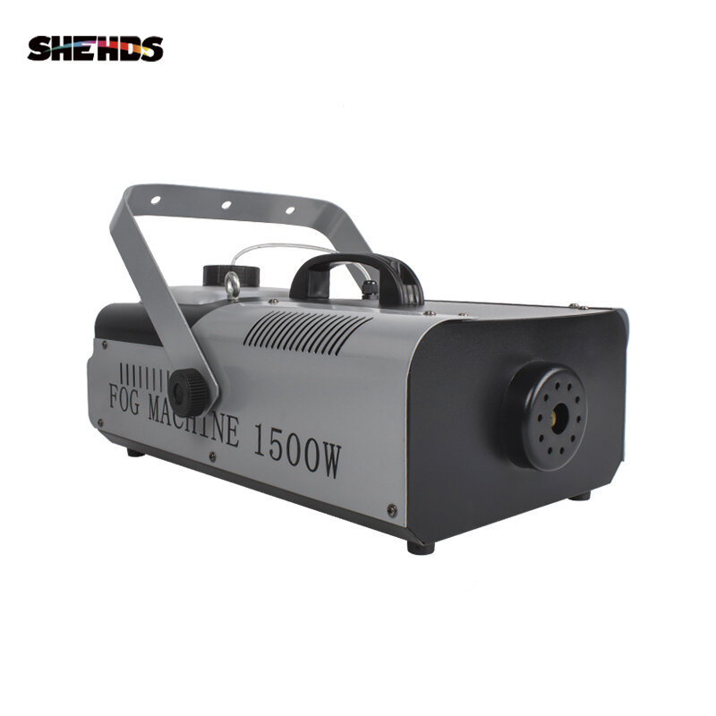 SHEHDS-máquina de humo de 1500W para escenario, nebulizador de boda con Control remoto y por cable, efecto de escenario para fiestas, DJ y discotecas