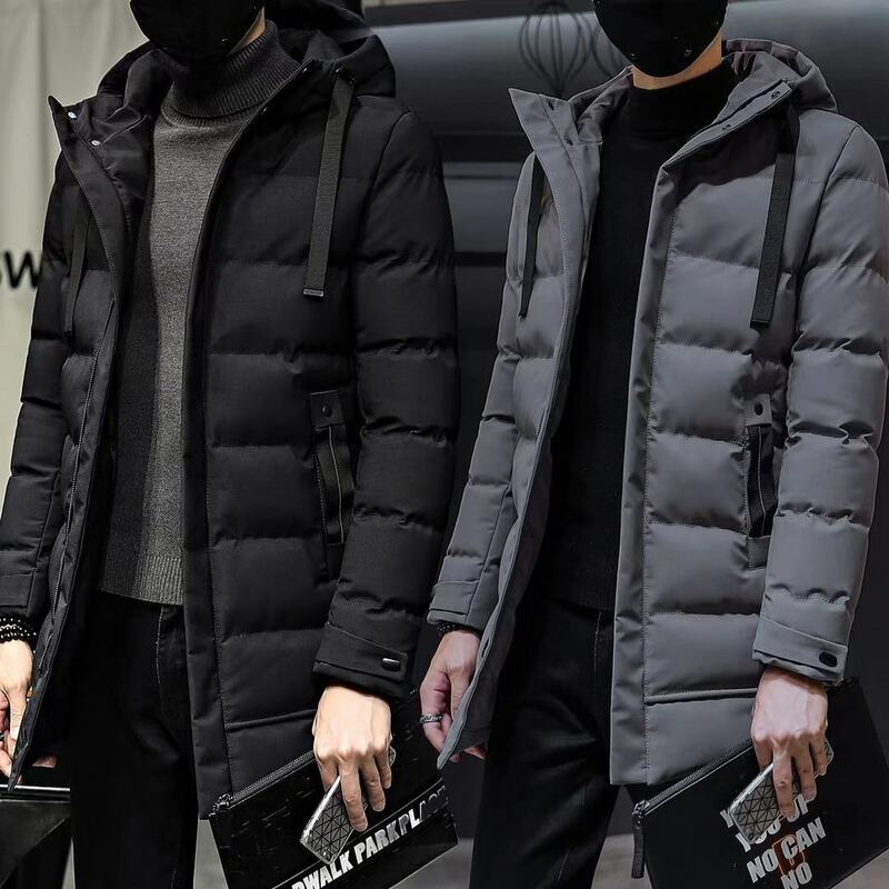 2021 inverno caldo giacca da uomo cappotto Casual autunno cappuccio colletto alla coreana piumino spesso hip-hop streetwear outdoor tech abbigliamento giacca