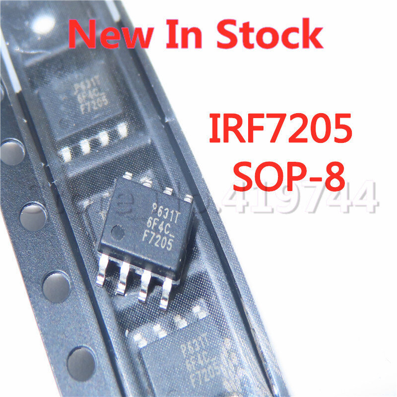 5PCS/LOT IRF7205 IRF7205TRPBF F7205 SOP-8 P-channel 4.6A30V MOS field effect tube In Stock NEW original IC