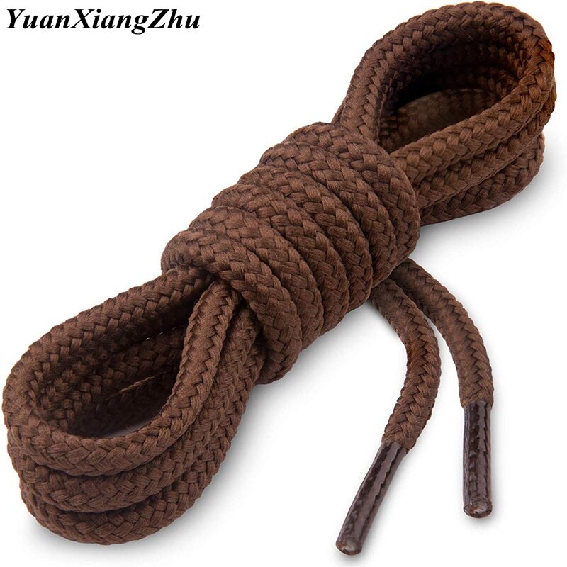 1Pair Round Boot Laces Durable Polyester Shoe laces Solid Classic Shoelaces for Boots Sneakers Shoelace 21 Color 70 90 120 150CM