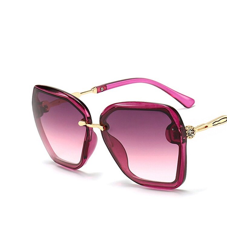 Женские солнцезащитные очки в винтажном стиле, большие квадратные очки в оправе, роскошные брендовые солнцезащитные очки в стиле ретро 2020
