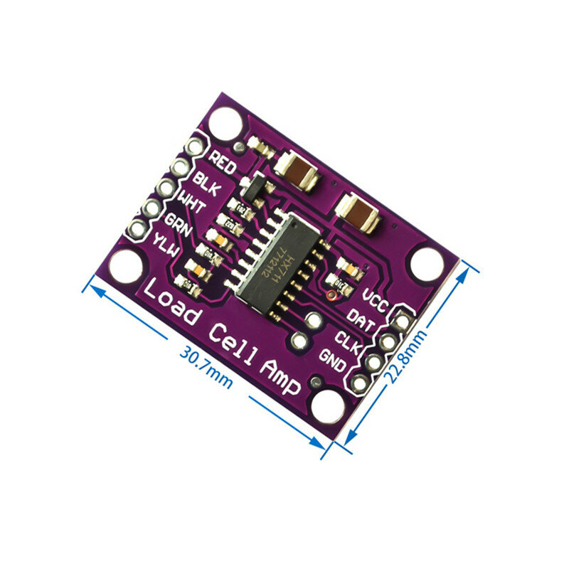 HX711 sensore di pesatura bilancia elettronica ad alta precisione modulo scheda di sviluppo convertitore A/D A 24 bit A doppio canale