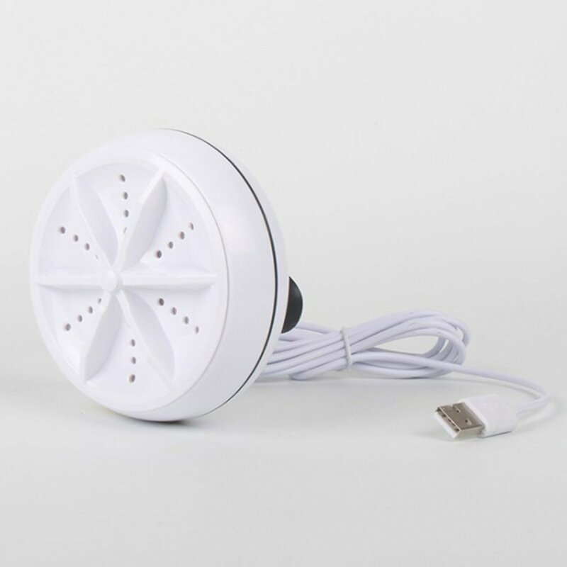 Mini Ultrasonic Washing Machine Portable Turbo Personal Rotating Washer Convenient Travel Home Business Travel USB