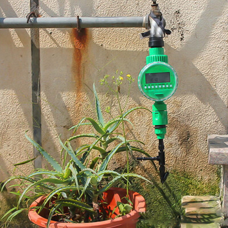 Minuterie d'eau automatique de jardin système de contrôleur d'irrigation contrôleur d'arrosage vanne Programmable robinet d'arrosage minuterie