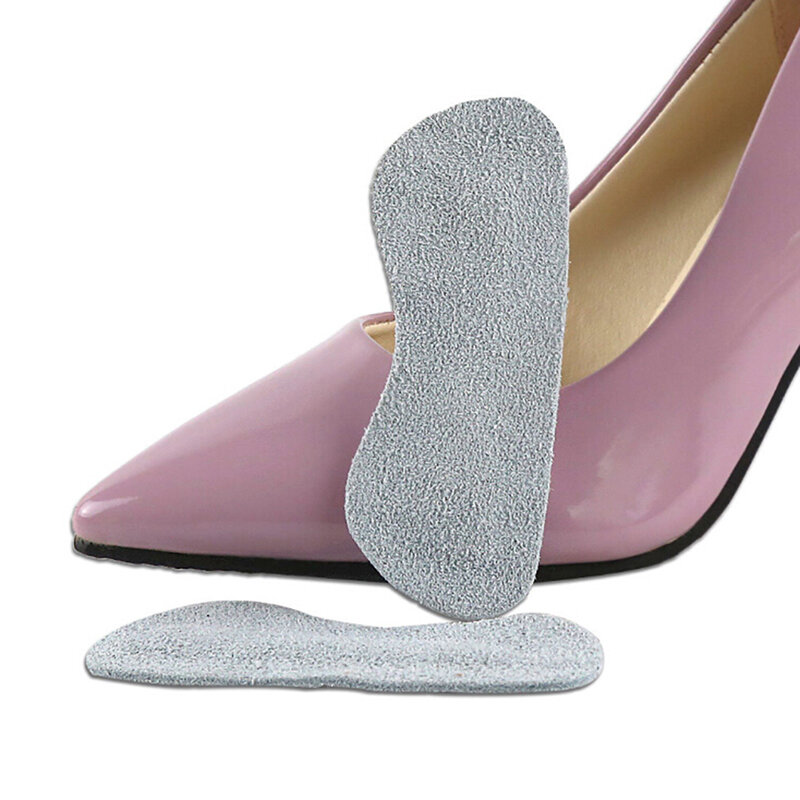 1 Pair Shoe Insert Pad Cushion Insole High Heel Shoes Cushion Insole Liner Back Leather Pad