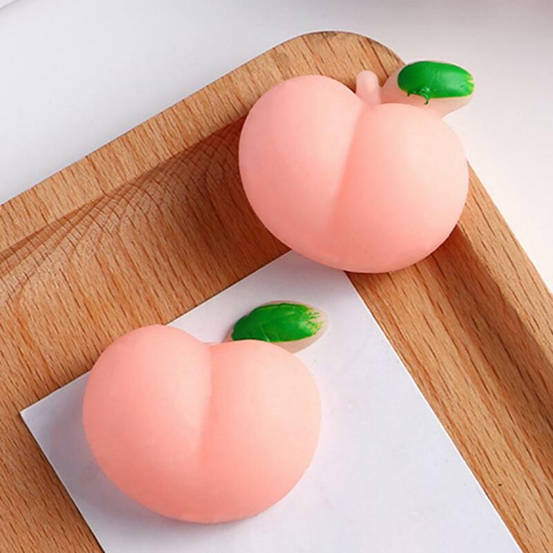 Stretchy Peach Skin-friendly TPR Borracha Bauble Phone Case, aliviar o estresse, caixa do telefone rosa, pitada de dedo