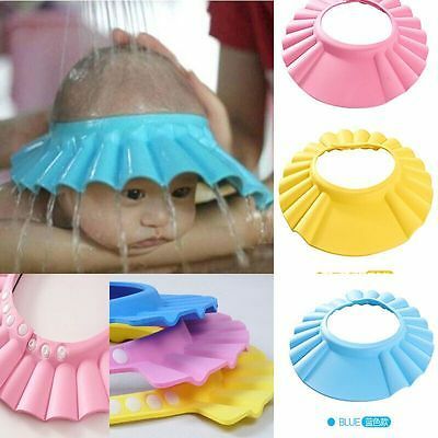 Rod-Bonnet de bain élastique réglable pour shampoing pour enfants, chapeau de douche, bouclier de lavage des cheveux, tout neuf