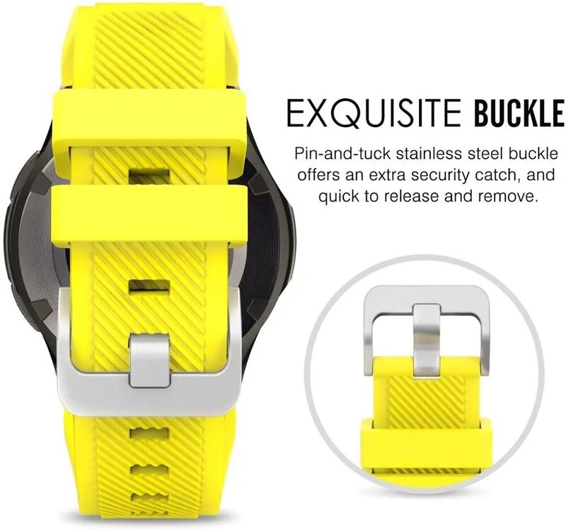 Bracelet de montre pour Huawei Watch gt 2, Samsung Galla.com Watch 46mm/Active Gear S3 Frontier Amazfit bip/GTS/gtr 4 47mm 20 22mm