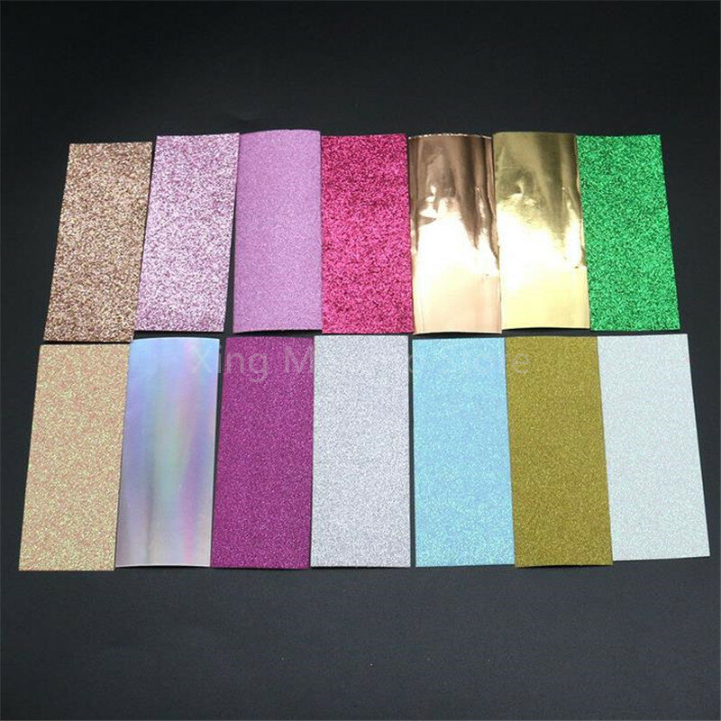 50pcs Professional Eyelash Case Glitter Paper for Sliding Cases Packaging Accessories the inside of Eyelash Packaging Box 40