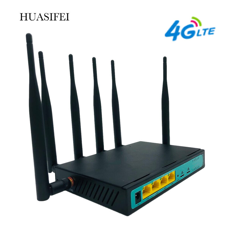 3G4G LTE Dual SIM Card RouterเกรดอุตสาหกรรมCpe Router 4G LTE Modem WiFi Routerพร้อมซิมการ์ดแบบDual slot LAN Port VPN 32 ให้คะแนน