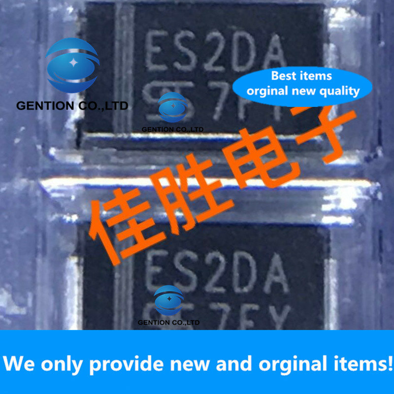 50 Uds 100% nuevo original 2A200V ultra-rápido diodo de recuperación DO214AC seda pantalla ES2DA