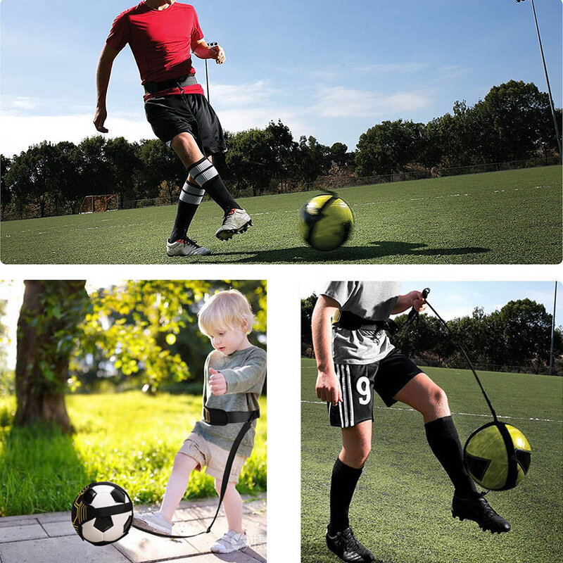 Сумки для жонглирования с футбольным мячом, детский вспомогательный тренировочный пояс, детский футбольный тренировочный ударный тренировочный комплект